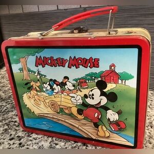 Vintage Mickey Mouse Mini Lunch Box